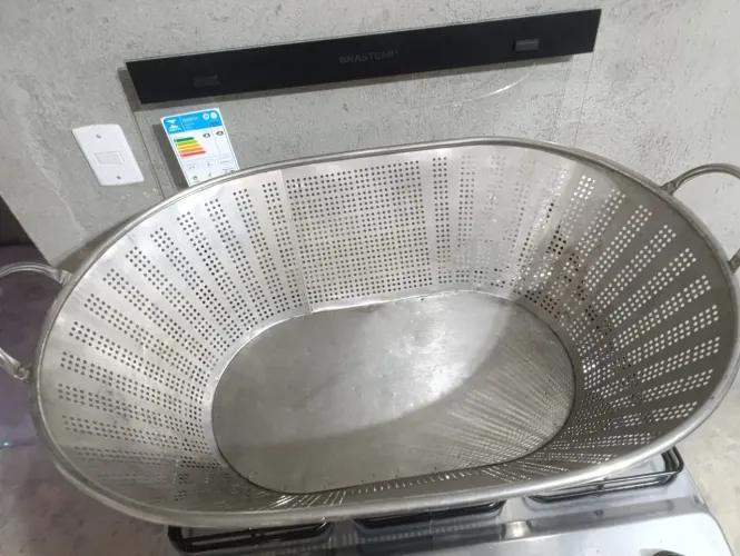? CESTO DE PÃO EM INOX GRANDE - APROVEITE