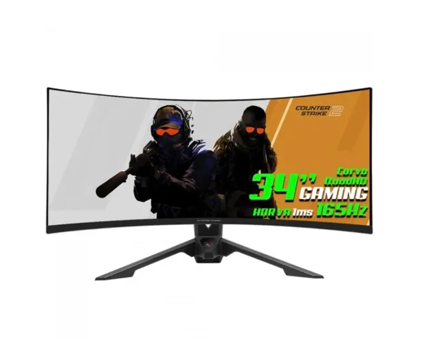 Monitor 34 polegadas Asrock modelo PG34WQ15R3A
