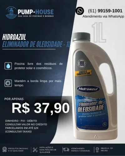 ELIMINADOR DE OLEOSIDADE 1L HIDROAZUL
