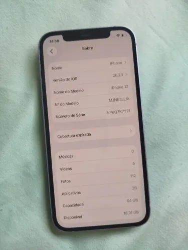 ? iPhone 12 64GB - Lilás ?  
