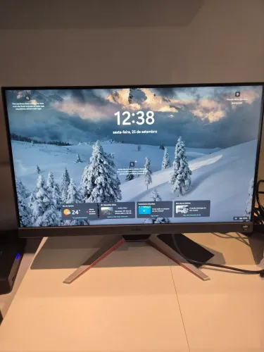 Monitor Gamer BenQ Mobiuz 23.8" EX240N Full HD 165Hz VA - Preto
