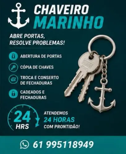 24 HORAS chaveiro ZAP : *