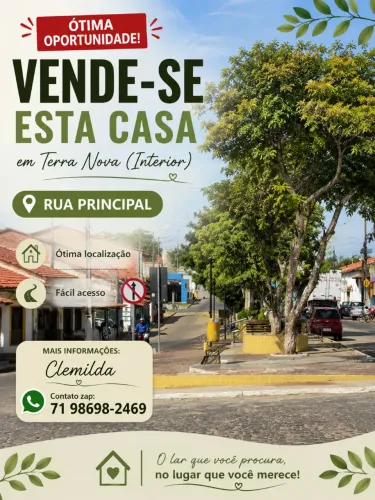 Vende_ se casa no interior Terra Nova