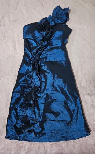 Vestido de festa azul tamanho 38