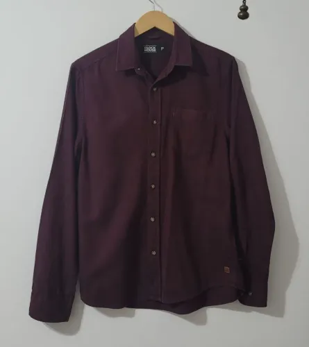 Camisa Vinho Clock House Tam P