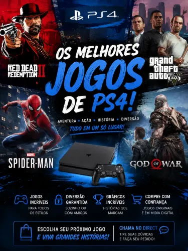 Jogos de Ps4 no precinho você encontra aqui! 