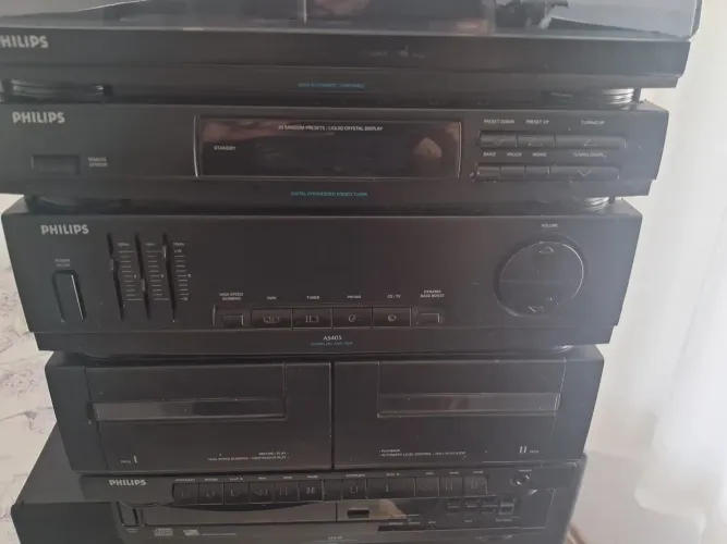 Aparelho de som Philips AS405 vintage completo