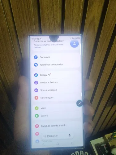 Tela s23 ultra com detalhe