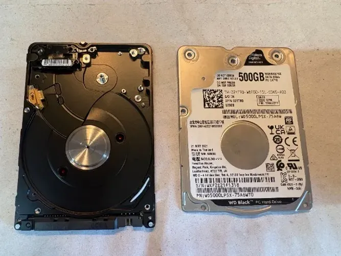 Placa Logica de HD WD 500Gb - WD5000LPSX -  Sucata - Leia