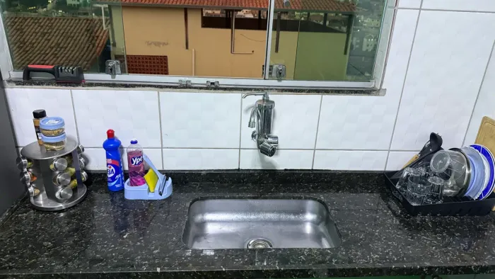 Pia de granito com Cuba para cozinha