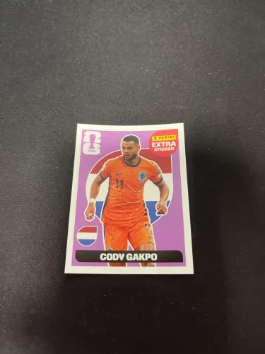 Cromo Cody Gakpo - Roxo - Álbum Copa Do Mundo 2026