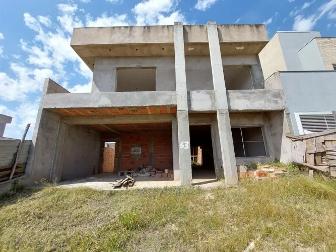 SOBRADO EM CONSTRUÇÃO - 4 DORM. 1 SUÍTE - EM FASE DE ACABAMENTO - RESIDENCIAL REAL PARK -