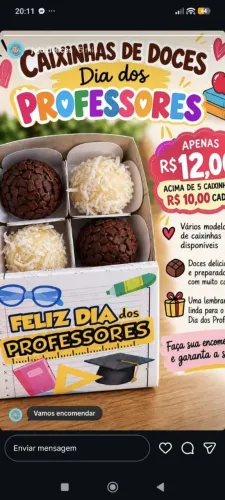 Caixinhas de doces