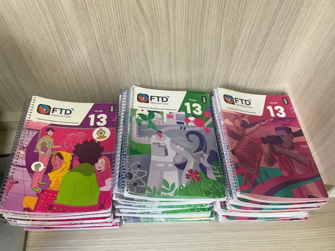 coleção COMPLETA de apostilas FTD 2 ensino médio 
