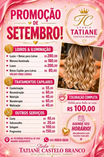 Serviços de beleza