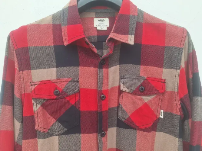 Camisa flanela xadrez vans