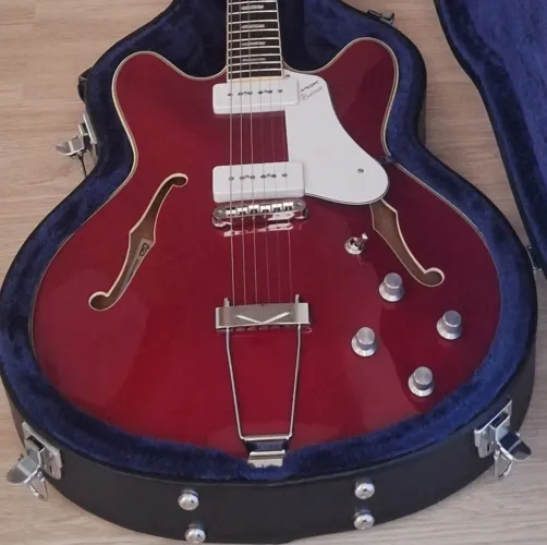 Vox bobcat v90 semi acustica guitarra semi hollow
