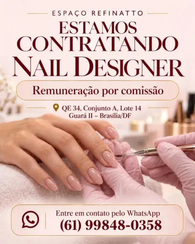 ESTAMOS CONTRATANDO NAIL DESIGN