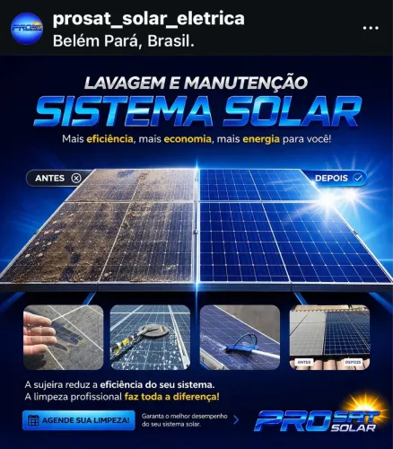 Manutenção de sistema solar 