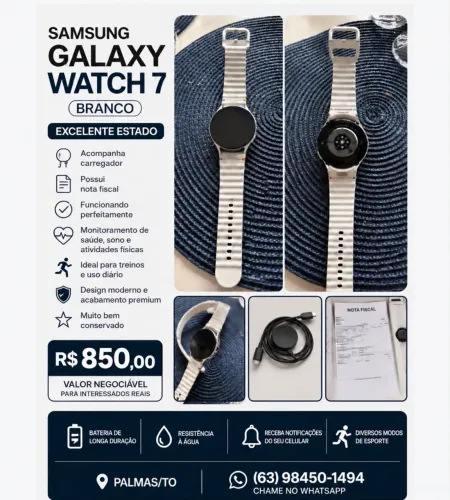 ? Samsung Galaxy Watch 7 - Branco