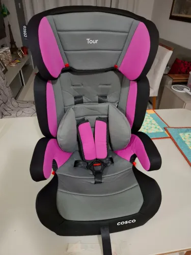 Cadeirinha Infantil Cosco Tour até 9 a 36kg Rosa