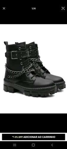 Bota Coturno 