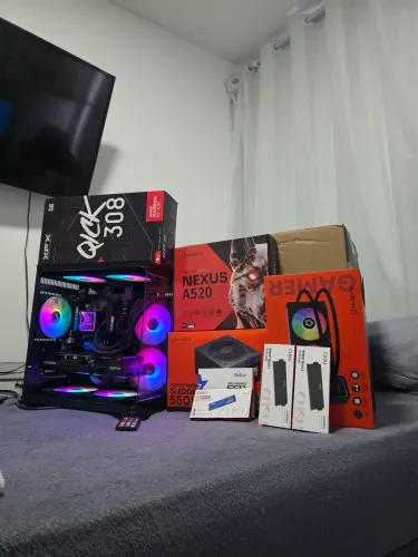 PC GAMER PEÇAS NOVAS RX 7600 + RYZEN 7 5700X/ 16GB/1TB SSD// ACEITO PS5