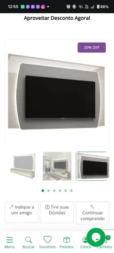 Rack painel de led 2,20