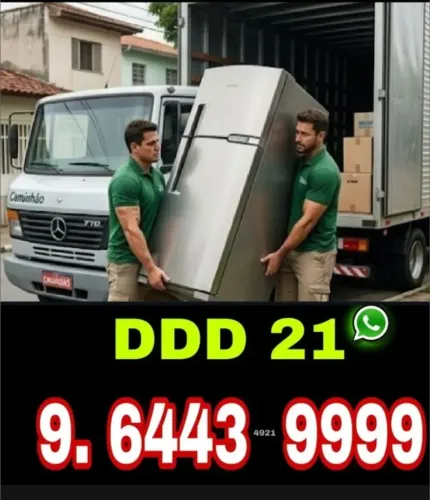 Frete, Mudanças Transporte de Geladeiras e entregas de mercadorias