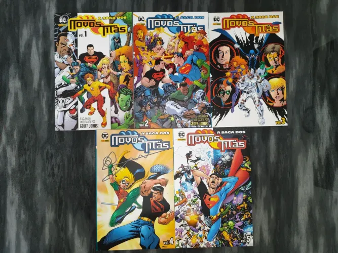 A Saga dos Novos Titãs 1 ao 5 - Não vendo separado - Panini
