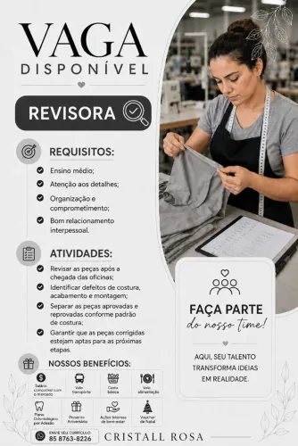 Vaga para Revisor (a)