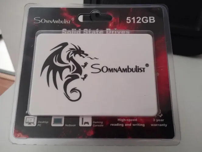 SSD Somnabulist - 512 GB - Lacrado