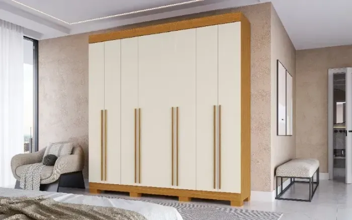 Guarda Roupa Stella 8 Portas, 100% MDF - ACP
