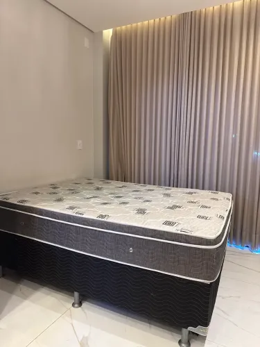 Cama Box Casal Ortobom 1,38 x 1,88 com Colchão Molas Pocket