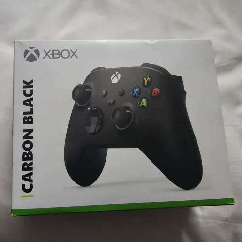 Controle xbox series / one carbon Black Novo