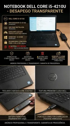 Notebook Dell i5?4 geração