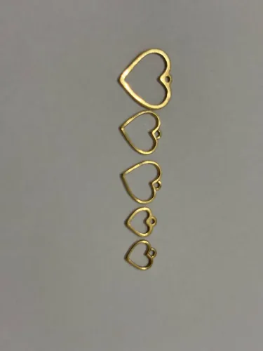 Corações em Ouro 18k
