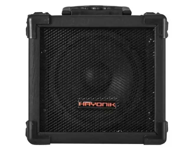 HAYONIK, Amplificador/Cubo Para Guitarra, 20W RMS, Alto Falante 6", Overdrive e Clean