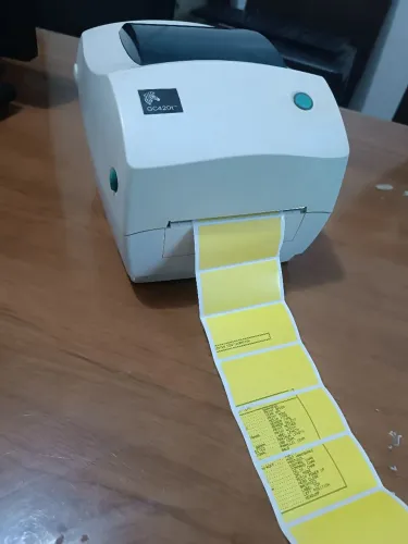 Impressora zebraCG420t, etiquetas, adesivos, código de barras, Gondulas 