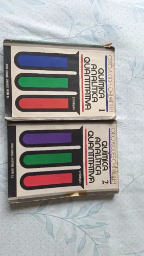Livro Química Analítica Quantitativa Vol 1 e 2  2a edição Otto Alcides Ohweller