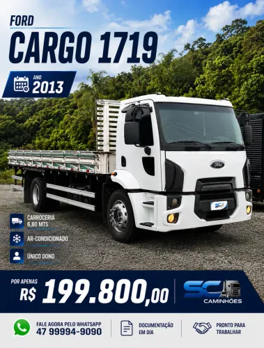 Ford Cargo 1719 Completo Carroceria 6,80 mts