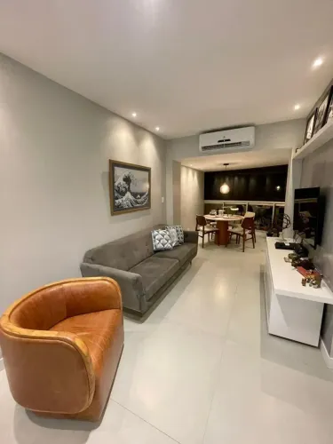 Apartamento a venda no Salvador Prime com 1 quarto mobiliado e 2 vagas