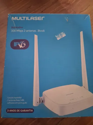 Roteador Multilaser 300 mps 2 antenas bivolt