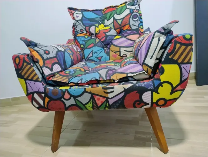 Kit 2 poltronas Romero Brito 