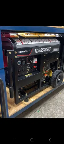 GERADOR DE ENERGIA 7KVA 127/220V MONO DIESEL PARTIDA ELÉTRICA TDG8500EXP TOYAMA