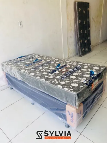 Cama box de solteiro 20 cm