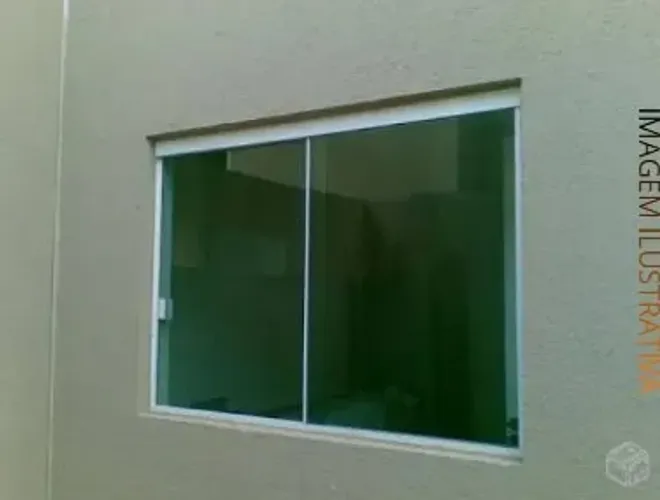 VIDROS - 1075 X 1350 - PARA JANELA DE CORRER 2 FOLHAS VIDRO VERDE TEMPERADO 8MM