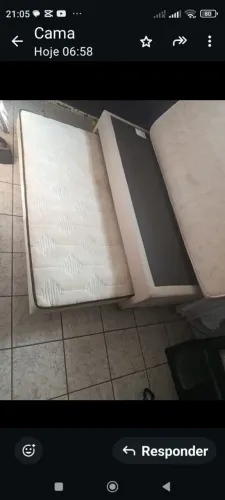 Cama articulada solteiro com colchão