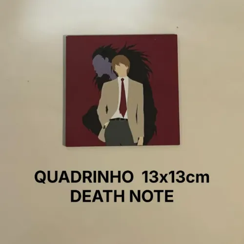 Quadro MDF Death Note (13x13cm)