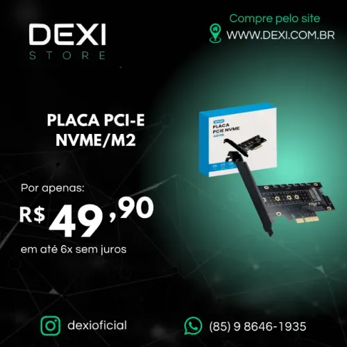 PLACA PCI-E NVME/M2